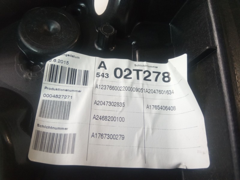 Recambio de elevalunas trasero derecho para mercedes-benz a 200 cdi w176 referencia OEM IAM 928339101  