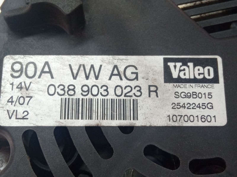 Recambio de alternador para seat ibiza iii (6l1) 1.9 tdi referencia OEM IAM 038903023R  