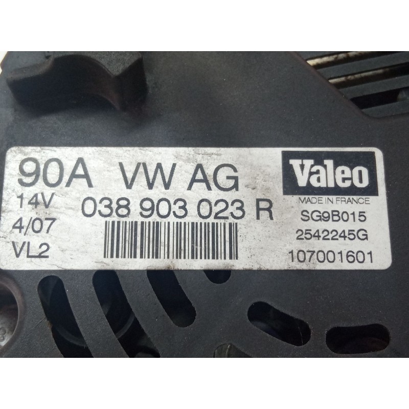 Recambio de alternador para seat ibiza iii (6l1) 1.9 tdi referencia OEM IAM 038903023R  