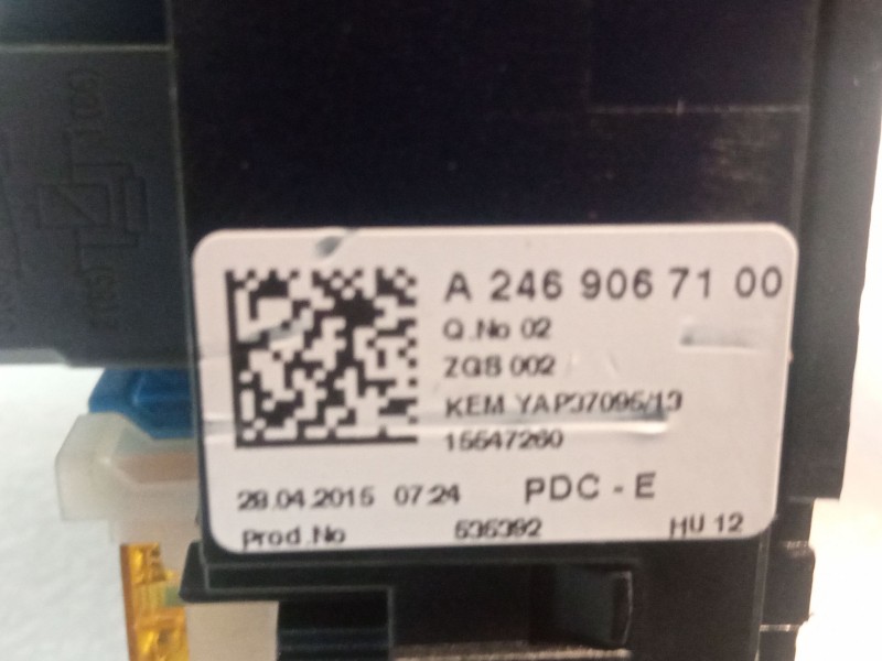 Recambio de caja reles / fusibles para mercedes-benz a 200 cdi w176 referencia OEM IAM A2469067100  