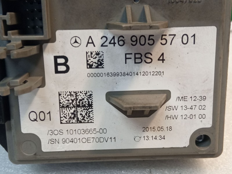 Recambio de llave de contacto para mercedes-benz a 200 cdi w176 referencia OEM IAM A2469055701  