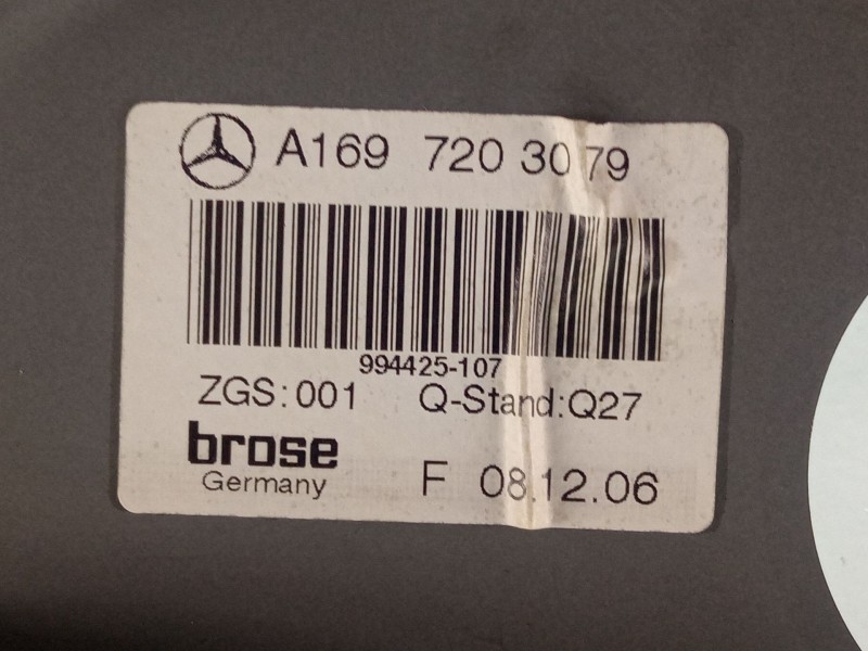 Recambio de elevalunas delantero derecho para mercedes-benz b200 referencia OEM IAM A1697203079  