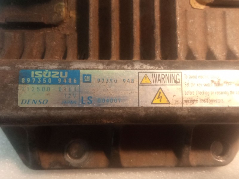 Recambio de centralita motor para opel meriva referencia OEM IAM 8973509486  