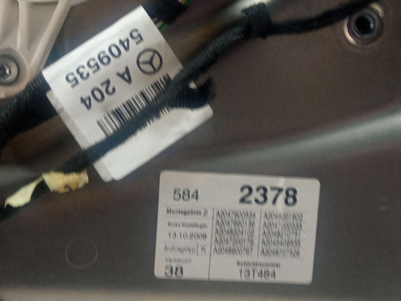 Recambio de elevalunas delantero izquierdo para mercedes-benz c 200 cdi referencia OEM IAM 981692105A2045409535  A2048210651