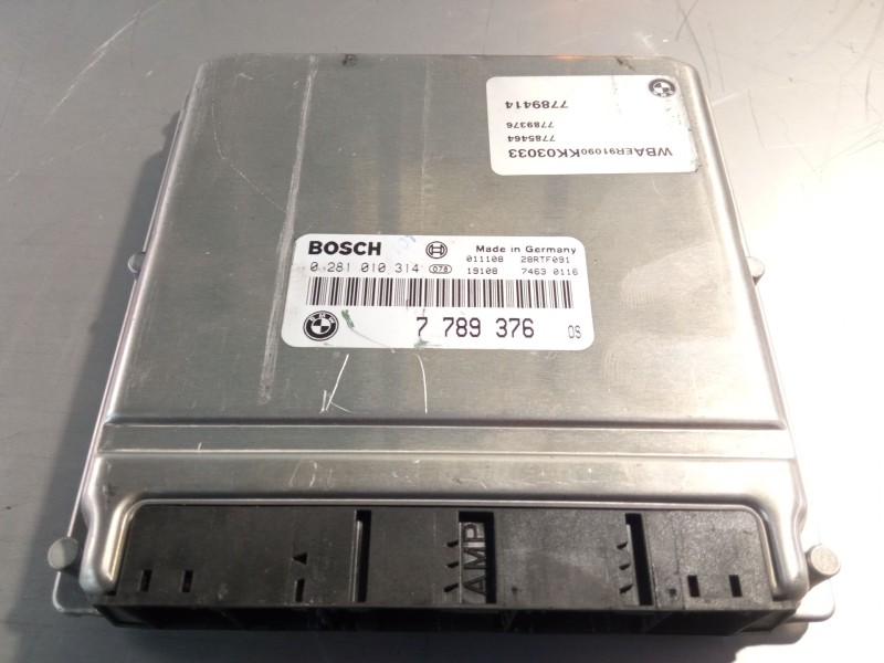 Recambio de centralita motor para bmw serie 3 referencia OEM IAM 7789376  0281010314