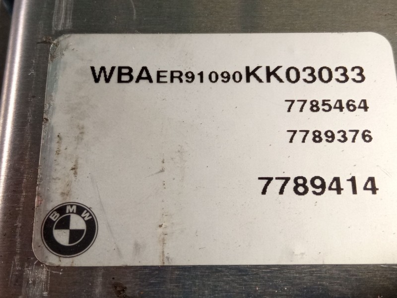Recambio de centralita motor para bmw serie 3 referencia OEM IAM 7789376  0281010314