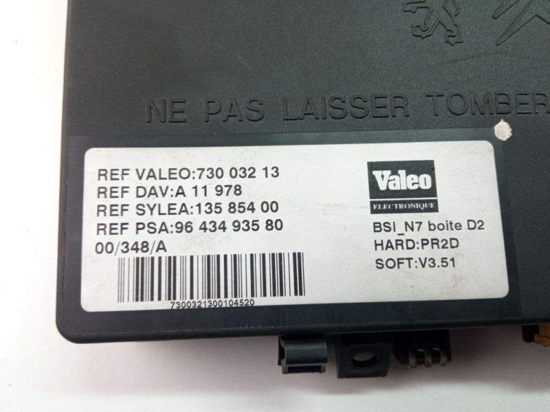 Recambio de centralita bsi para citroën xsara 1.6 referencia OEM IAM 73003213  