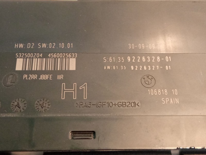 Recambio de modulo confort para bmw 320 referencia OEM IAM 6135922632801  