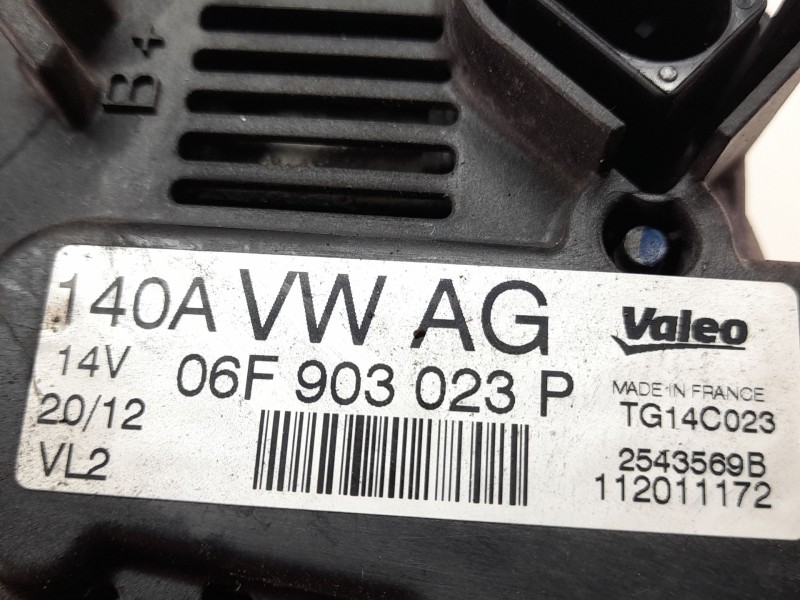Recambio de alternador para skoda superb ii (3t4) 1.6 tdi referencia OEM IAM 06F903023P  