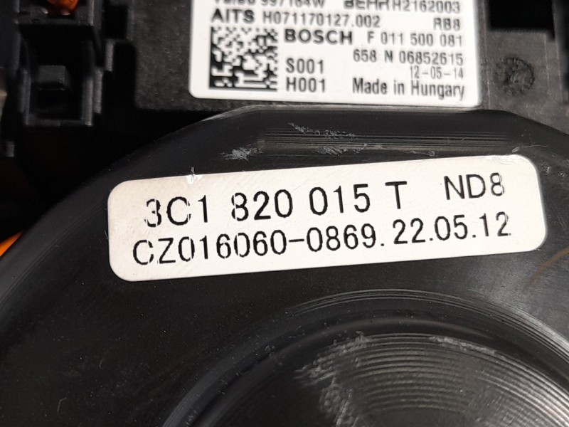 Recambio de motor calefaccion para skoda superb ii (3t4) 1.6 tdi referencia OEM IAM 3c0907521f  