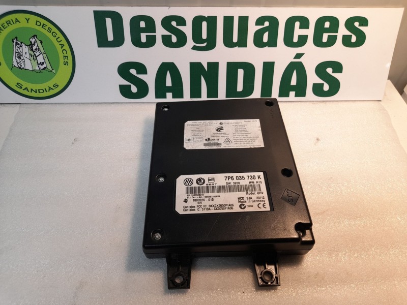 Recambio de centralita bluetooth para skoda superb ii (3t4) 1.6 tdi referencia OEM IAM 7P6035730K  