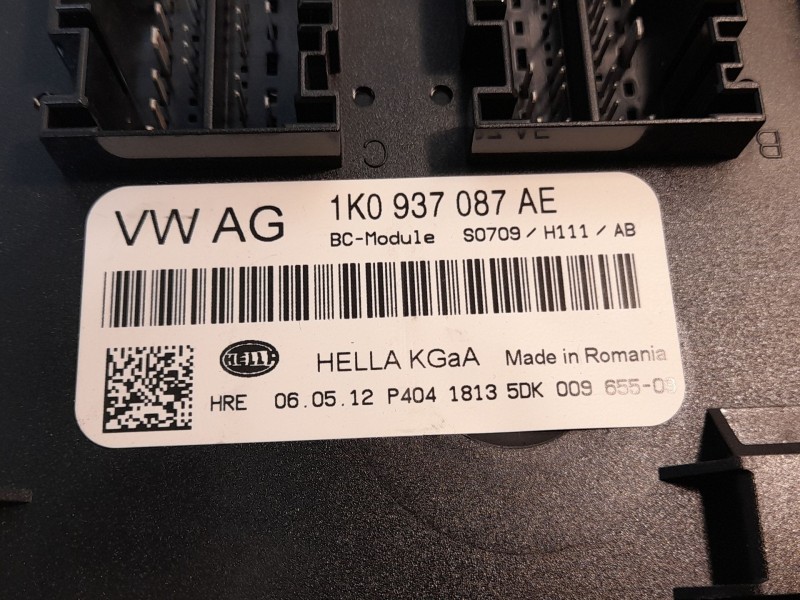 Recambio de modulo confort para skoda superb ii (3t4) 1.6 tdi referencia OEM IAM 1K0937087AE  