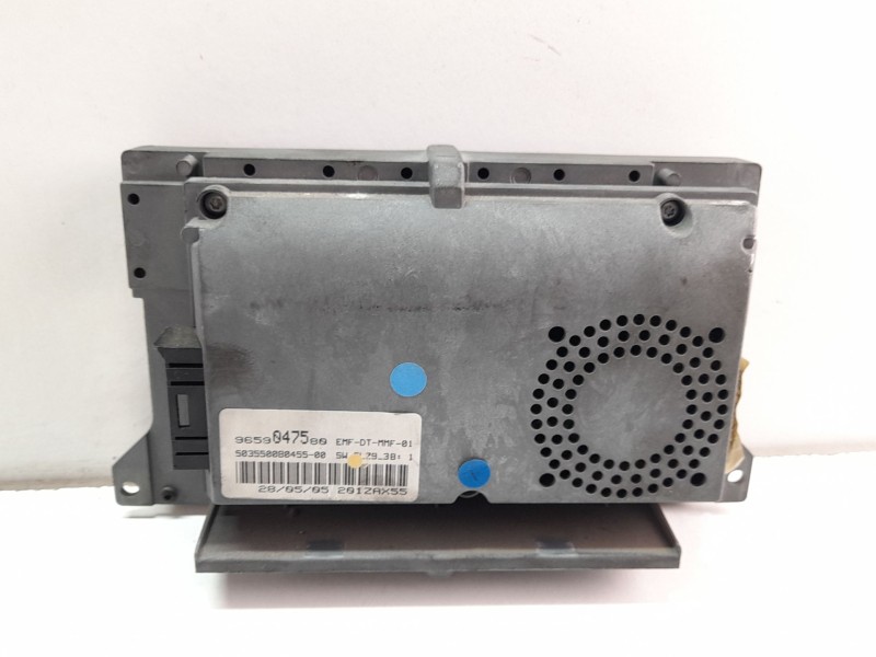 Recambio de pantalla multifuncion para peugeot 307 1.6 hdi referencia OEM IAM 9659047580  