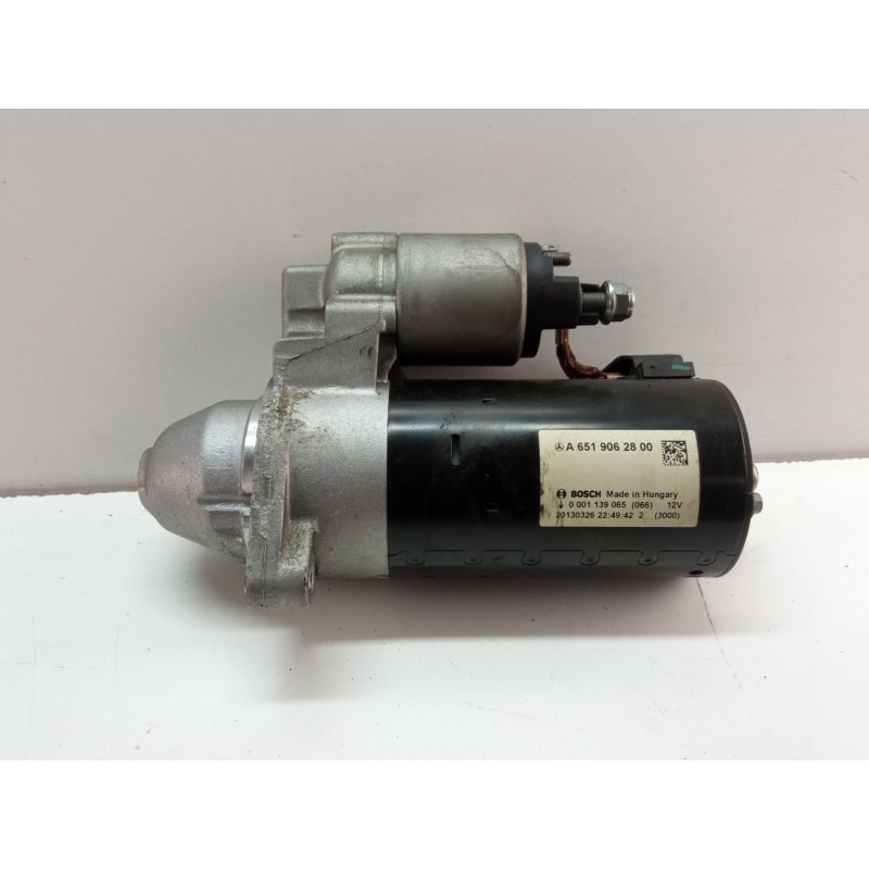 Recambio de motor arranque para mercedes-benz clase c (w204) c 180 cdi (204.000) referencia OEM IAM A6519062800  0001139065