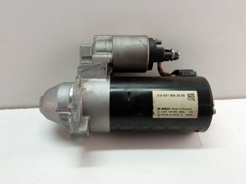 Recambio de motor arranque para mercedes-benz clase c (w204) c 180 cdi (204.000) referencia OEM IAM A6519062800  0001139065