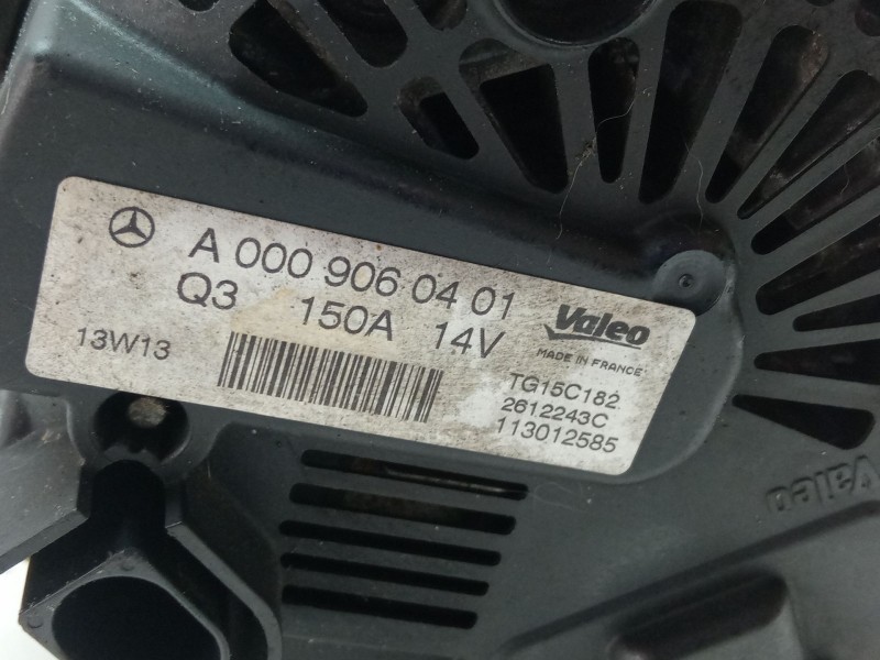 Recambio de alternador para mercedes-benz clase c (w204) c 180 cdi (204.000) referencia OEM IAM A0009060401  