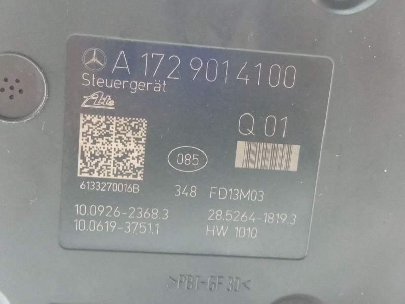 Recambio de modulo abs para mercedes-benz clase c (w204) c 180 cdi (204.000) referencia OEM IAM A1724314312  