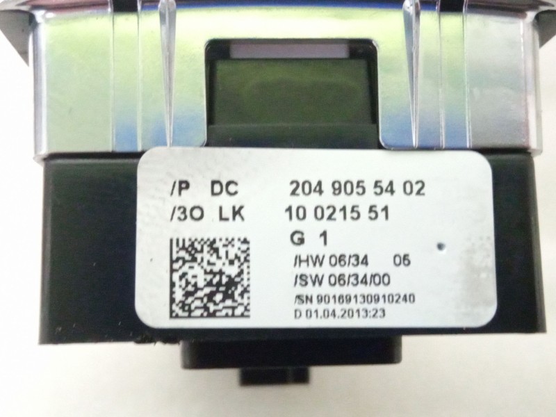 Recambio de mando elevalunas delantero izquierdo para mercedes-benz clase c (w204) c 180 cdi (204.000) referencia OEM IAM 204905