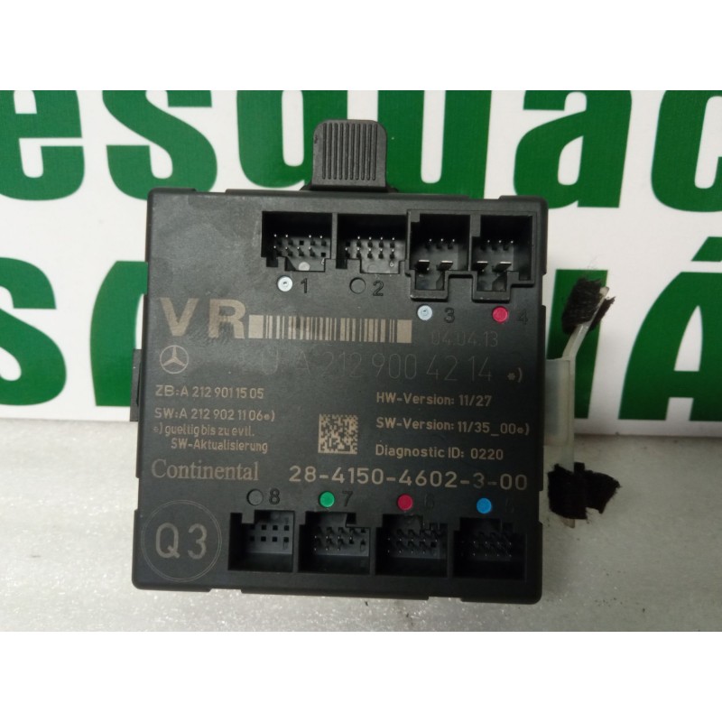 Recambio de modulo electronico para mercedes-benz clase c (w204) c 180 cdi (204.000) referencia OEM IAM A2129004214  