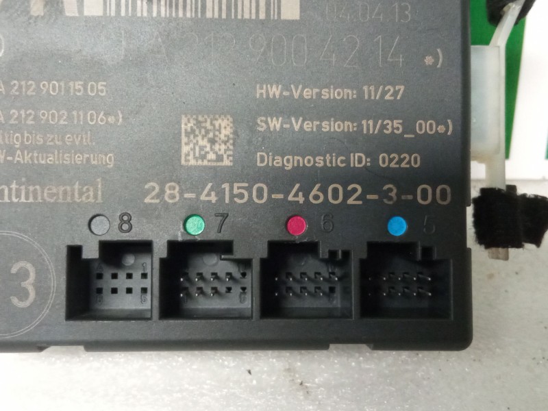 Recambio de modulo electronico para mercedes-benz clase c (w204) c 180 cdi (204.000) referencia OEM IAM A2129004214  