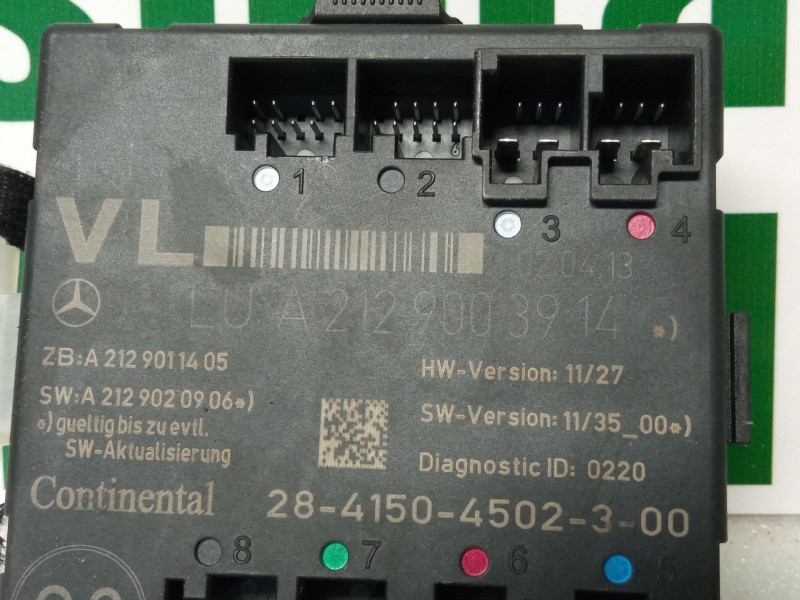 Recambio de modulo electronico para mercedes-benz clase c (w204) c 180 cdi (204.000) referencia OEM IAM A2129003914  