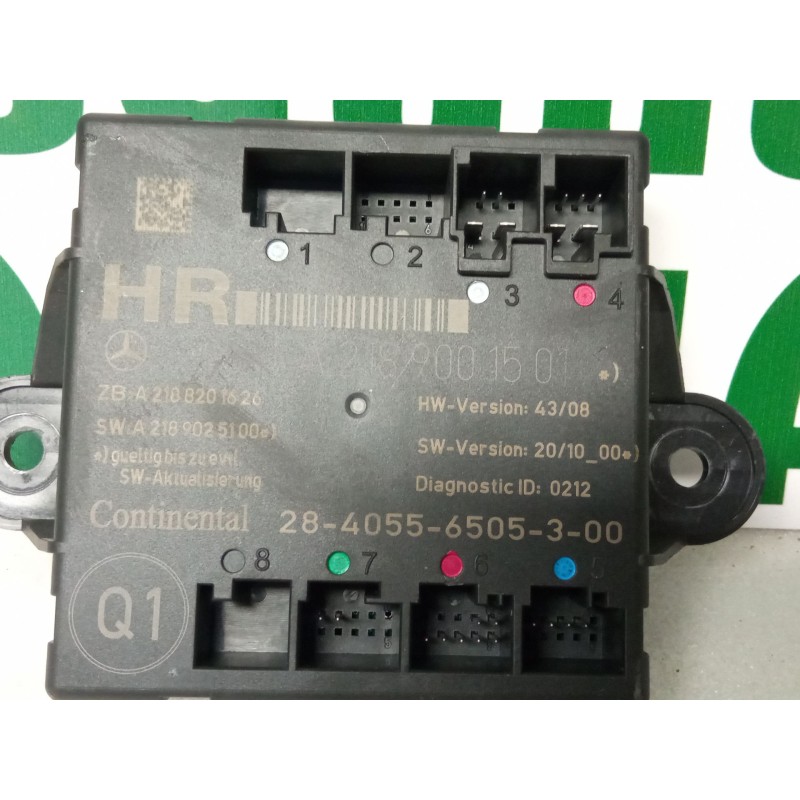 Recambio de modulo electronico para mercedes-benz clase c (w204) c 180 cdi (204.000) referencia OEM IAM A2189001501  