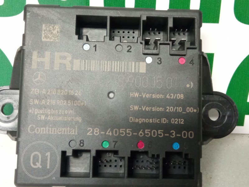 Recambio de modulo electronico para mercedes-benz clase c (w204) c 180 cdi (204.000) referencia OEM IAM A2189001501  