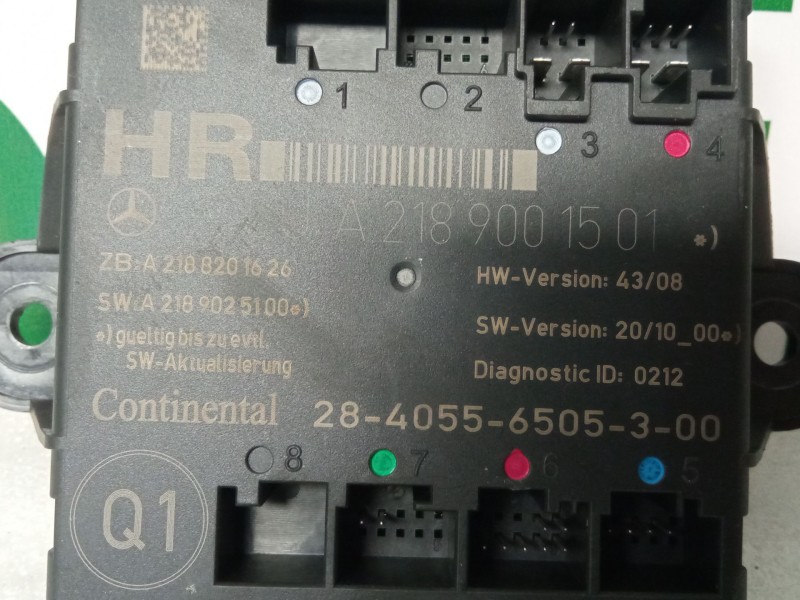 Recambio de modulo electronico para mercedes-benz clase c (w204) c 180 cdi (204.000) referencia OEM IAM A2189001501  