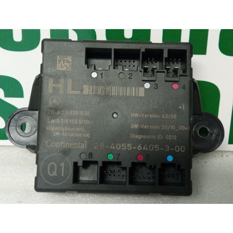 Recambio de modulo electronico para mercedes-benz clase c (w204) c 180 cdi (204.000) referencia OEM IAM A2189001401  