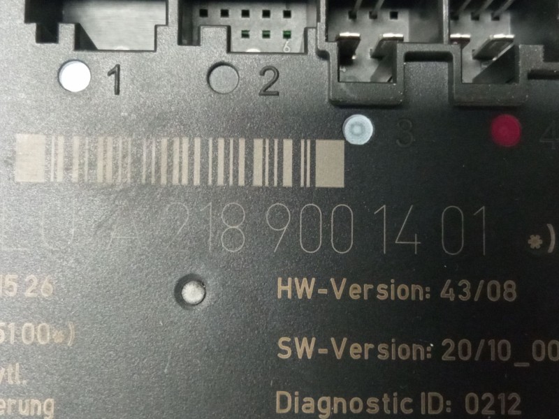 Recambio de modulo electronico para mercedes-benz clase c (w204) c 180 cdi (204.000) referencia OEM IAM A2189001401  