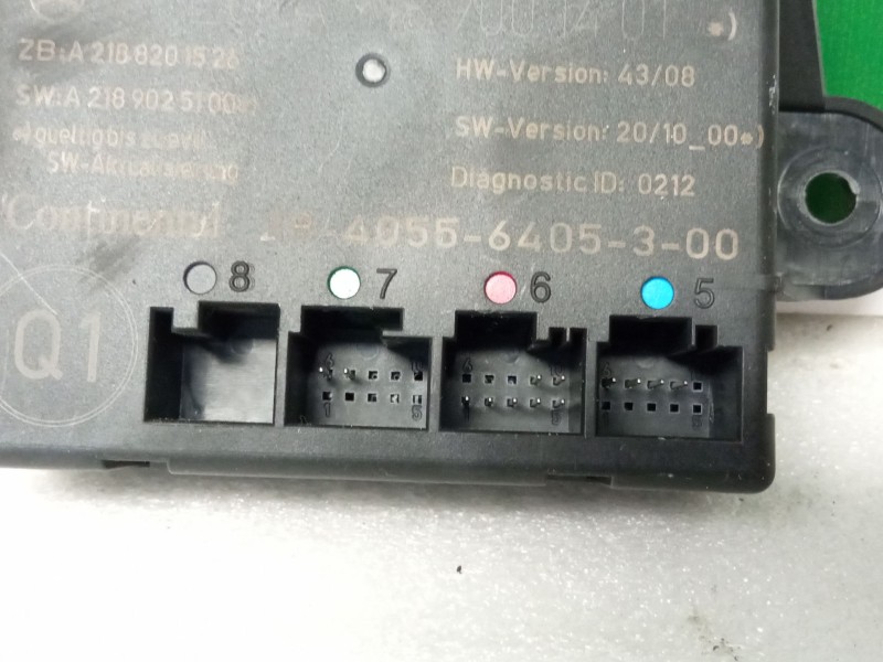 Recambio de modulo electronico para mercedes-benz clase c (w204) c 180 cdi (204.000) referencia OEM IAM A2189001401  