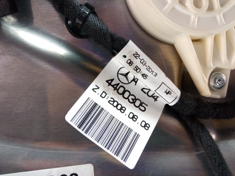 Recambio de elevalunas delantero derecho para mercedes-benz clase c (w204) c 180 cdi (204.000) referencia OEM IAM A2048204102  