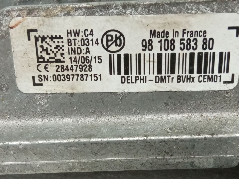 Recambio de centralita motor para peugeot 508 referencia OEM IAM 9810858380  