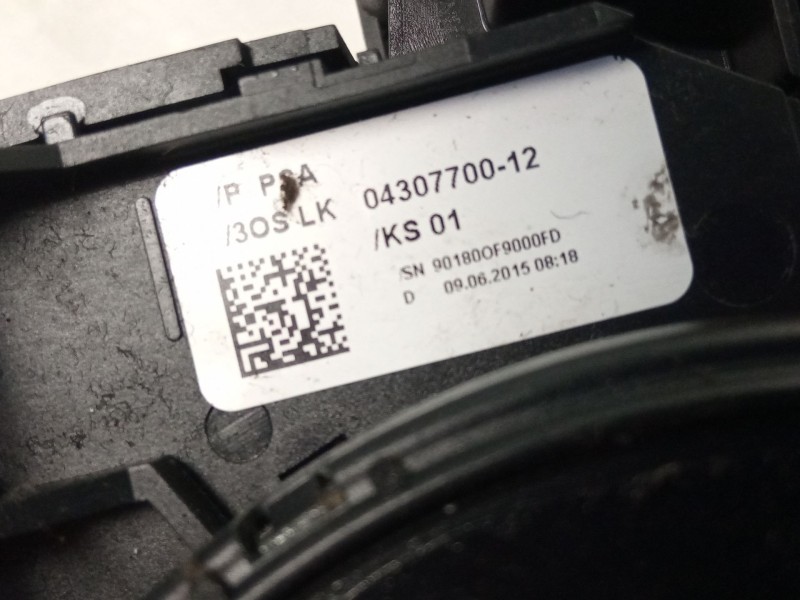 Recambio de mando multifuncion para peugeot 508 referencia OEM IAM 98000243ZD  