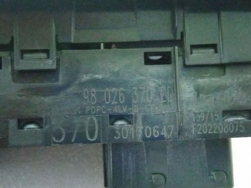 Recambio de mando elevalunas delantero izquierdo para peugeot 508 referencia OEM IAM 98026370ZD  