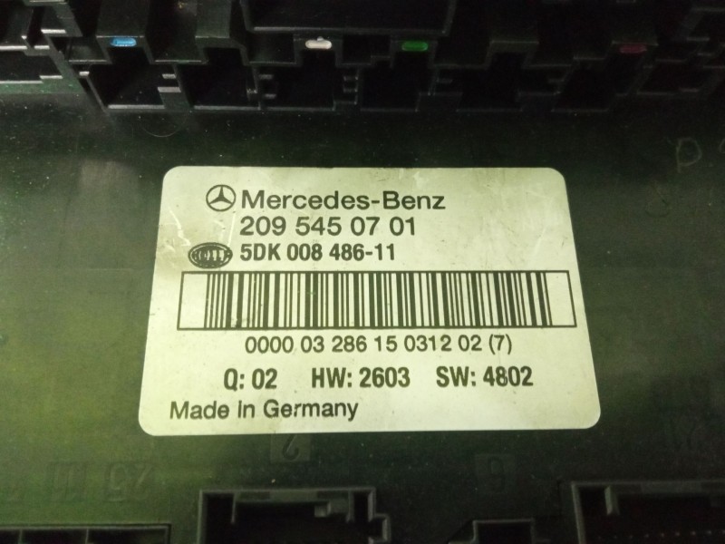 Recambio de caja reles / fusibles para mercedes-benz c 270 cdi referencia OEM IAM 2095450701  