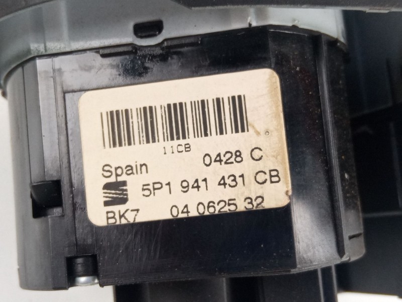 Recambio de llave luces para seat altea referencia OEM IAM 5p1941431cb  