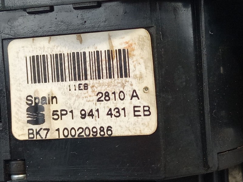 Recambio de llave luces para seat altea referencia OEM IAM 5P1941431EB  