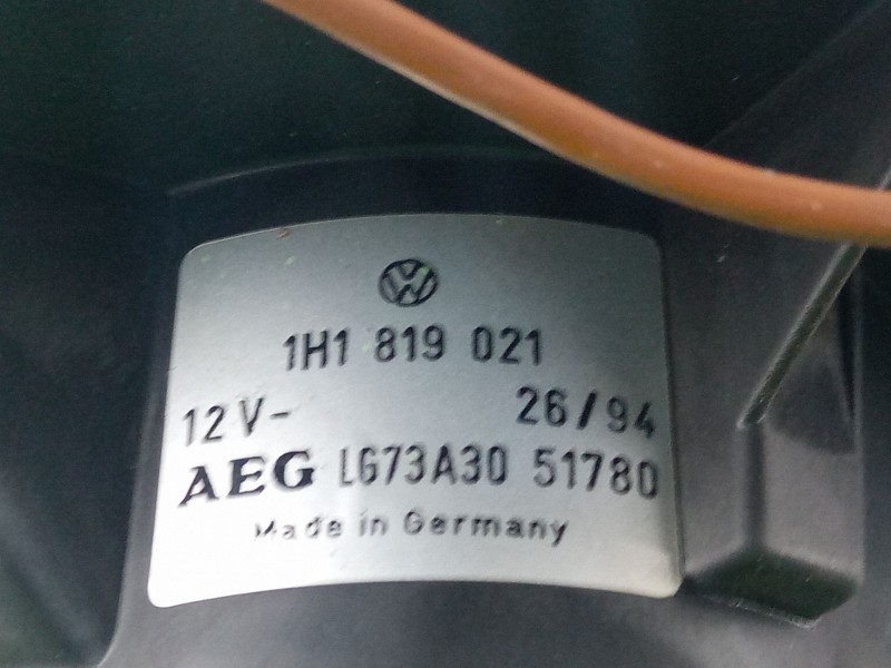 Recambio de ventilador calefaccion para volkswagen vento referencia OEM IAM 1H1819021  