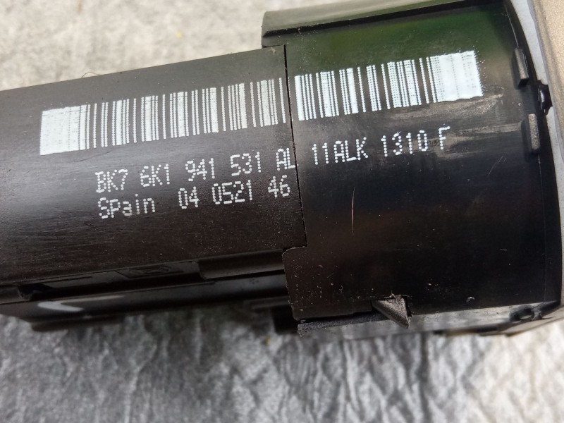 Recambio de llave luces para seat cordoba referencia OEM IAM BK76K1941531  