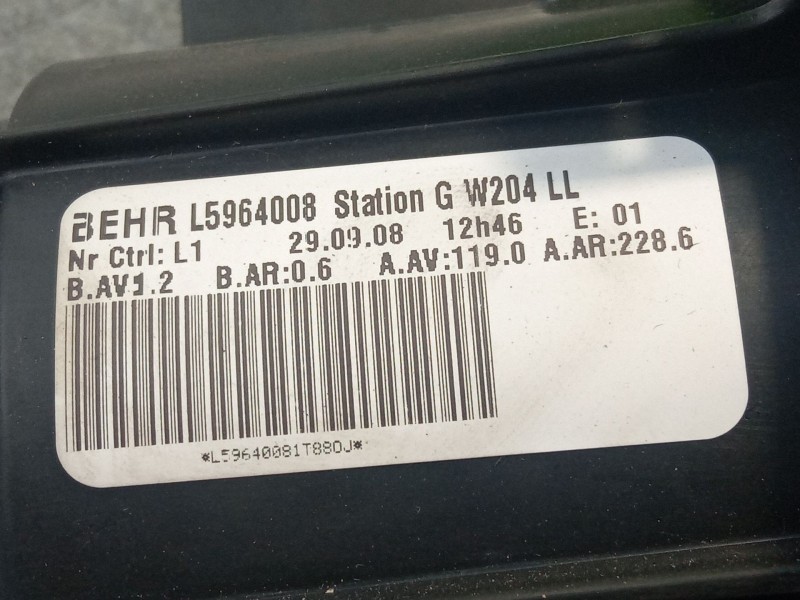 Recambio de ventilador calefaccion para mercedes-benz c220 referencia OEM IAM L5964008  