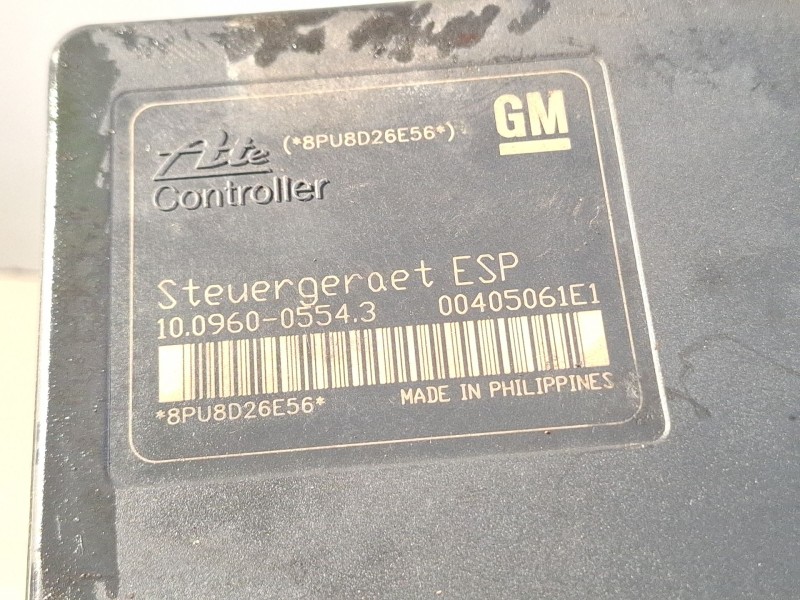 Recambio de modulo abs para opel astra h referencia OEM IAM 00405061e1  