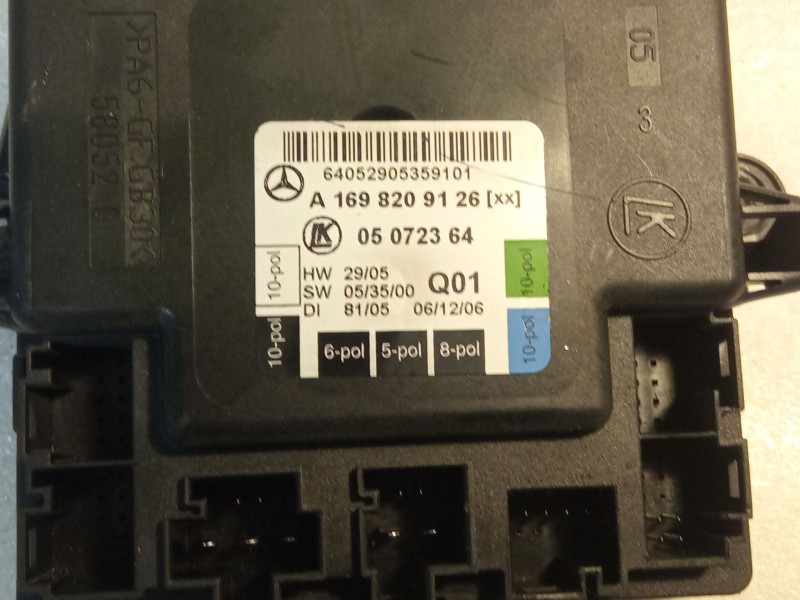 Recambio de centralita cierre para mercedes-benz b200 referencia OEM IAM A1698209126  