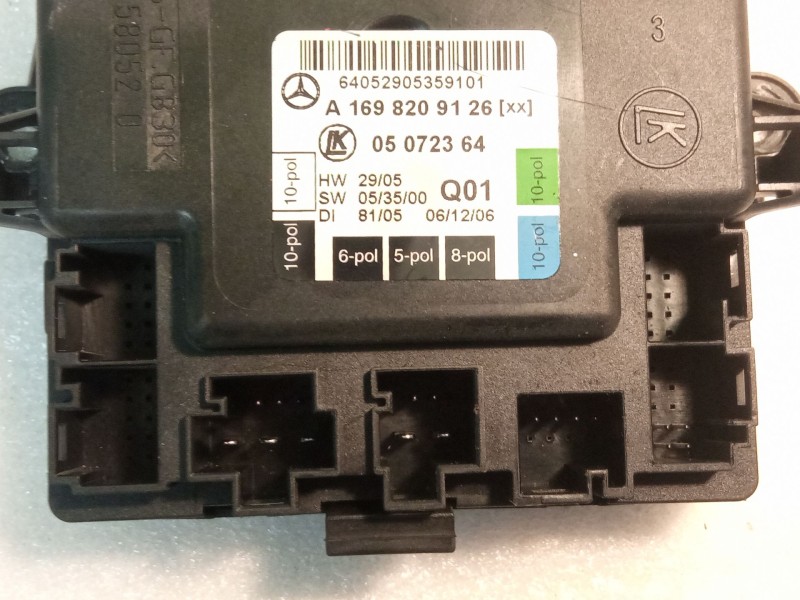 Recambio de centralita cierre para mercedes-benz b200 referencia OEM IAM A1698209126  