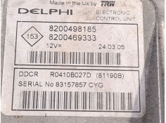 Recambio de centralita motor para renault clio referencia OEM IAM 8200498185   2