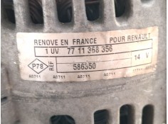 Recambio de alternador para renault clio referencia OEM IAM 7711368356  