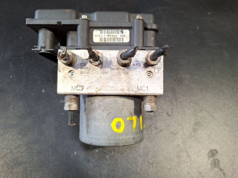 Recambio de modulo abs para fiat stilo referencia OEM IAM 0265231437/517181080265800369  