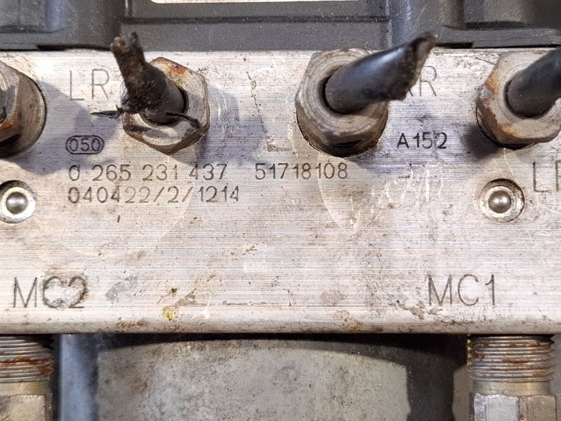 Recambio de modulo abs para fiat stilo referencia OEM IAM 0265231437/517181080265800369  