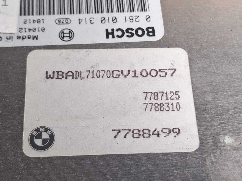 Recambio de centralita motor para bmw 530d referencia OEM IAM 7788310  