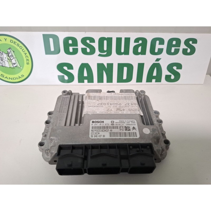 Recambio de centralita motor para peugeot 308 referencia OEM IAM 9664843780  0281013872